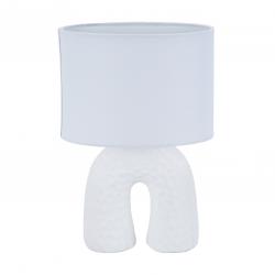 LAMPARA DE MESA ARCO BLANCO