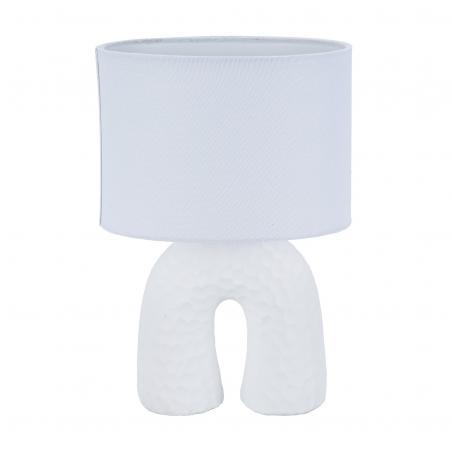 LAMPARA DE MESA ARCO BLANCO