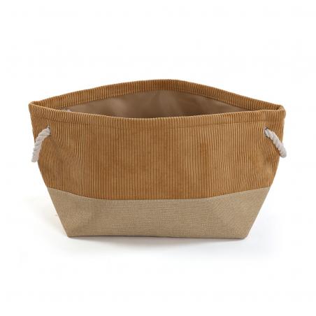CESTA  CORDUROY  MARRON