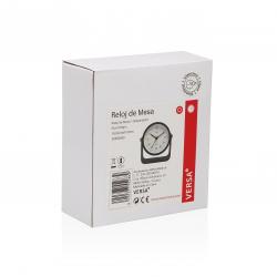 RELOJ DE MESA DESPERTADOR ALURA NEGRO