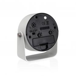 RELOJ DE MESA DESPERTADOR ALURA BLANCO