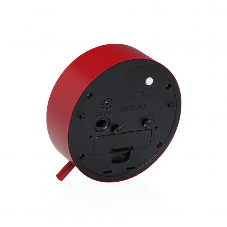 RELOJ DE MESA DESPERTADOR ZEAL ROJO