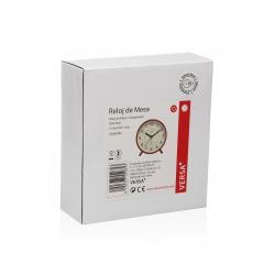 RELOJ DE MESA DESPERTADOR ZEAL ROJO