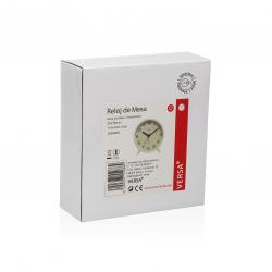 RELOJ DE MESA DESPERTADOR ZEAL BLANCO