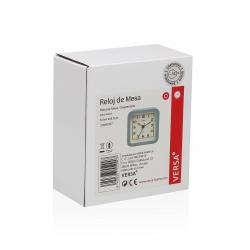RELOJ DE MESA DESPERTADOR ALVO AZUL