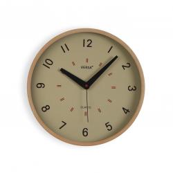 RELOJ DE PARED BEIGE 30CM