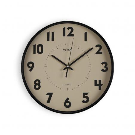 RELOJ DE PARED BEIGE 30CM