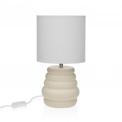 LAMPARA DE MESA BEIGE