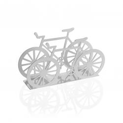 SERVILLETERO BICI METALICA BLANCA