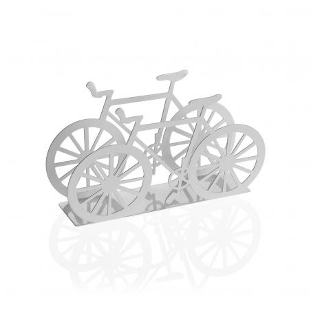 SERVILLETERO BICI METALICA BLANCA