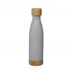 BOTELLA  GRIS MATE  500ML ACERO INOXIDABLE