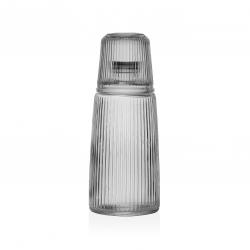 BOTELLA  CON VASO CRISTAL