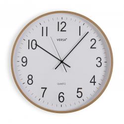 RELOJ PARED MADERA CLARA 50CM