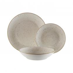 VAJILLA 18 PIEZAS ALBA CREAM
