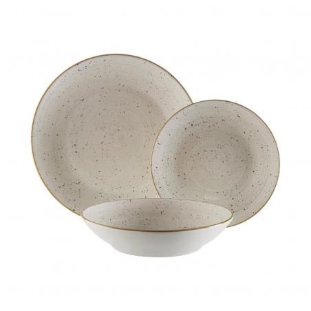 VAJILLA 18 PIEZAS ALBA CREAM