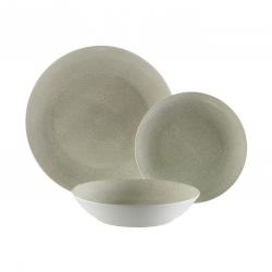 VAJILLA 18 PIEZAS PIA  GRIS CLARO