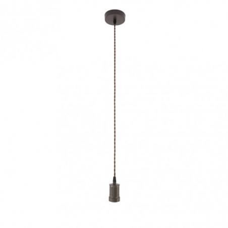 Arm.colgante Puja 1xe27 Marron Regx10x10 Cm
