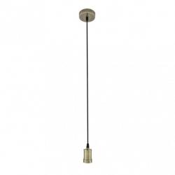 Arm.colgante Puja 1xe27 Cuero Regx10x10 Cm