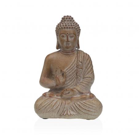FIGURA BUDA COLOR PIEDRA