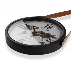 RELOJ DE PARED WORLD MAP 35CM