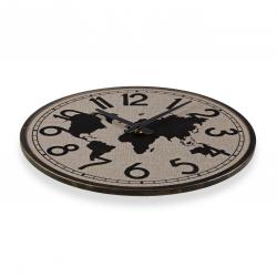 RELOJ DE PARED MAPA 40CM