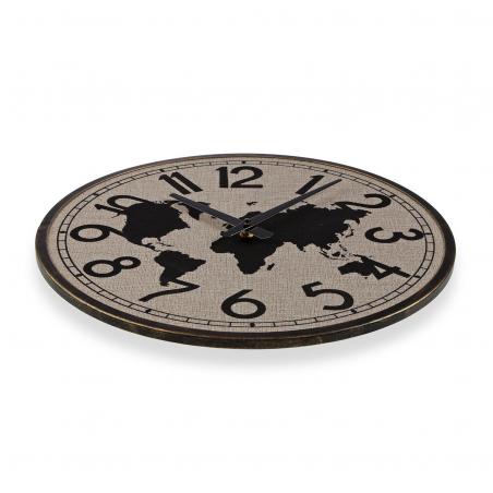 RELOJ DE PARED MAPA 40CM