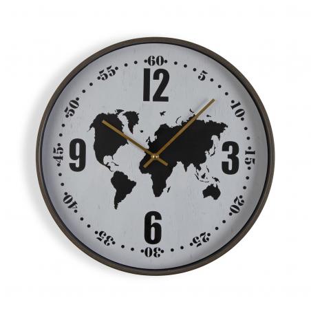RELOJ DE PARED MAPA 40,6CM