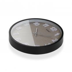 RELOJ DE PARED VESTA NEGRO 30 CM