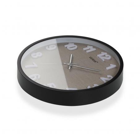 RELOJ DE PARED VESTA NEGRO 30 CM
