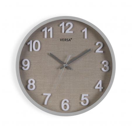 RELOJ DE PARED VESTA GRIS 30 CM