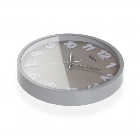 RELOJ DE PARED VESTA GRIS 30 CM