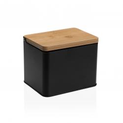 SALERO NEGRO C/ TAPA DE MADERA