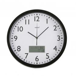 RELOJ METEO NEGRO 35CM
