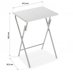 MESA PLEGABLE BLANCA