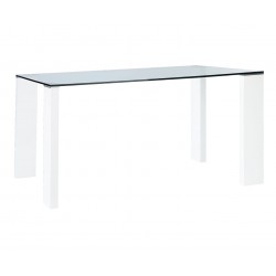 Mesa Salón/Comedor Oroco - Patas Blanco Brillo - 150 x 90