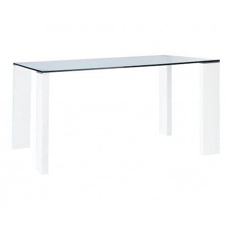 Mesa Salón/Comedor Oroco - Patas Blanco Brillo - 150 x 90