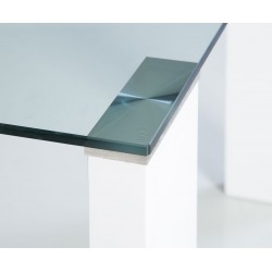 Mesa Salón/Comedor Oroco - Patas Blanco Brillo - 150 x 90