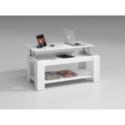 Mesa Centro Elevable Flow Bandeja abierta