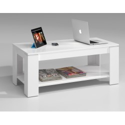 Mesa Centro Elevable Flow Bandeja cerrada
