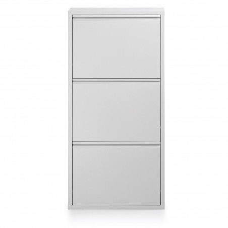 Zapatero 3 Puertas Blanco
