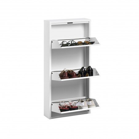 Zapatero 3 Puertas Blanco