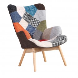 Sillón King Tejido Patchwork