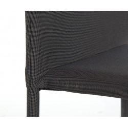 Silla Comedor Tapizada Vigo Gris Oscuro