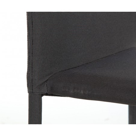 Silla Comedor Tapizada Vigo Gris Oscuro