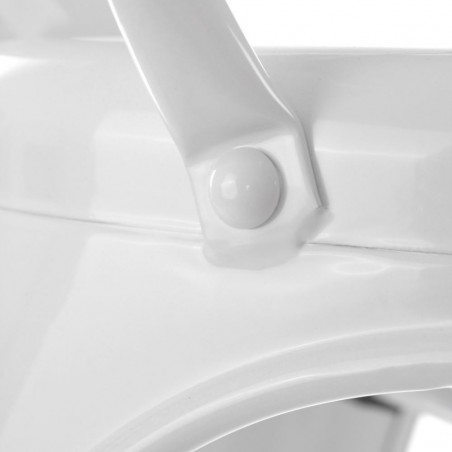Silla Industrial Tolix Blanca Metal