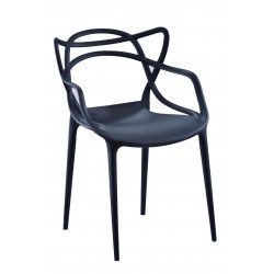 Silla modelo Concha Negro | Mubeko