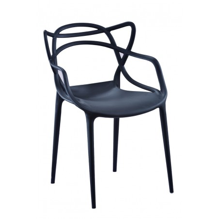 Silla modelo Concha Negro | Mubeko