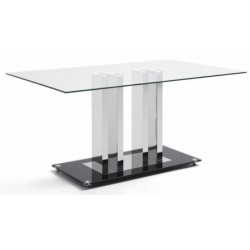 Mesa Comedor Modelo Trinidad Cristal 150x190 