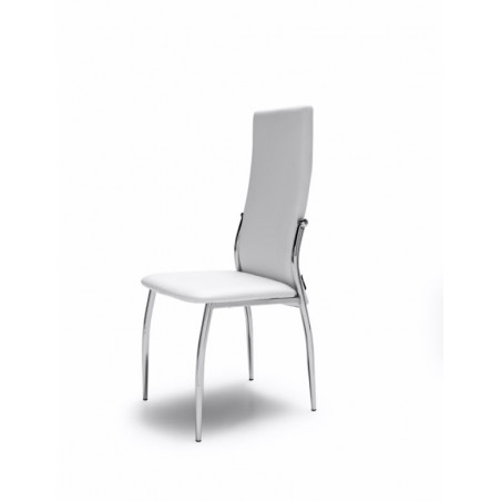 Silla Comedor Estructura Cromada Modelo Scen - Varios Colores