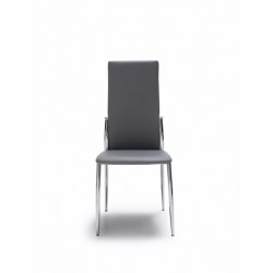 Silla Comedor Estructura Cromada Modelo Scen - Varios Colores